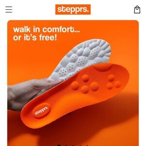 Stepprs massage insoles new inpackage men’s 15 Womens 16